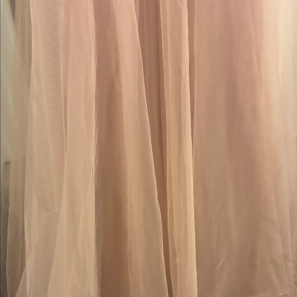 Hello Molly “Kiss the Girl” blush tulle midi - Picture 10 of 12